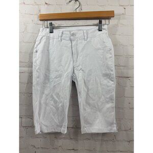 Riflessi Shorts Junior Girls Size Small White Stretchy Casual